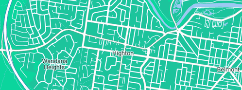 Map showing the location of Element 7 Digital in Highton, VIC 3216