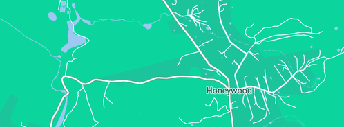 Map showing the location of Verwey Pam in Honeywood, TAS 7017