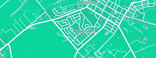 Map showing the location of Bookkeeping Richmond in Hobartville, NSW 2753