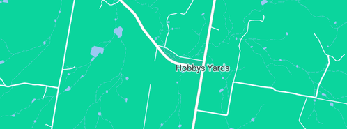 Map showing the location of Allandale Park Thoroughbred Stud in Hobbys Yards, NSW 2795