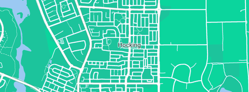 Map showing the location of Total Aluminium in Hocking, WA 6065