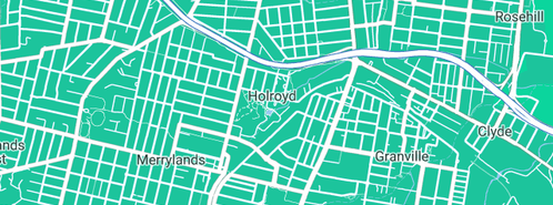 Map showing the location of HAIRS 2 TOMORROW in Holroyd, NSW 2142
