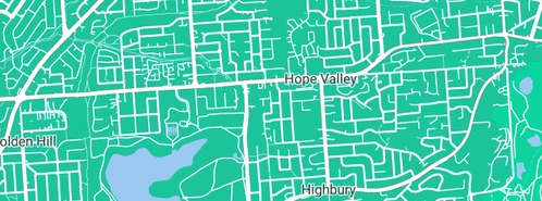 Map showing the location of Half Court Tennis in Hope Valley, SA 5090