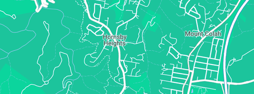 Map showing the location of Glowing Emotions in Hornsby Heights, NSW 2077