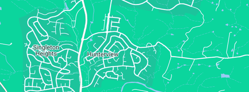 Map showing the location of Aha e-Studio in Hunterview, NSW 2330