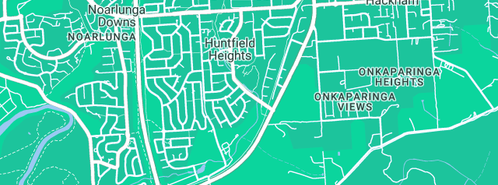Map showing the location of J & A Precision Painting in Huntfield Heights, SA 5163