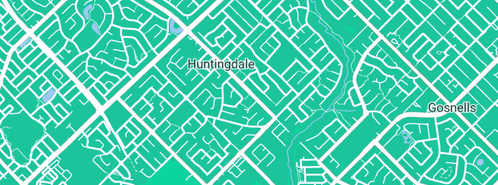 Map showing the location of Home Loans Huntingdale in Huntingdale, WA 6110