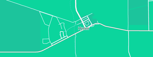 Map showing the location of James F S & K M in Hyden, WA 6359
