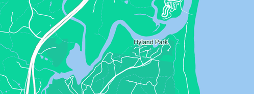 Map showing the location of Customer Path in Hyland Park, NSW 2448