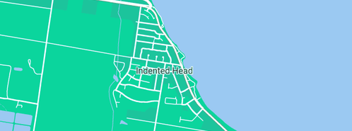 Map showing the location of A Seaside Rubbish Removal & Truck Hire in Indented Head, VIC 3223