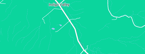 Map showing the location of Indigo Jack in Indigo Valley, VIC 3688