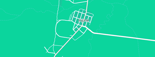 Map showing the location of Injune Daily Express in Injune, QLD 4454
