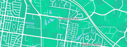 Map showing the location of Bright N Clean Cleaning & Maintenance in Invermay Park, VIC 3350