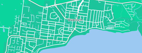 Map showing the location of Broadbeach Inverloch in Inverloch, VIC 3996