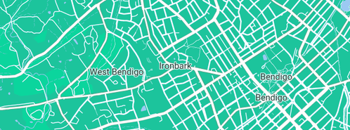 Map showing the location of J & M Painting & Decorating Bendigo in Ironbark, VIC 3550