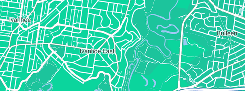 Map showing the location of La Mattina & Associates Design Studio in Ivanhoe East, VIC 3079