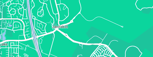 Map showing the location of Western Airmotive Pty Ltd in Jandakot, WA 6164