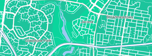 Map showing the location of K Tiling	Group in Jacana, VIC 3047