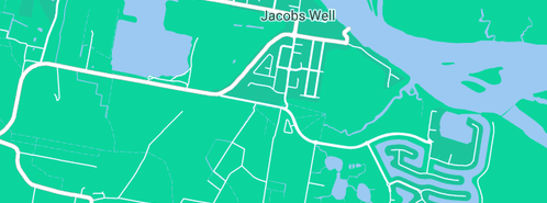 Map showing the location of Express Mobile Bookkeeping in Jacobs Well, QLD 4208