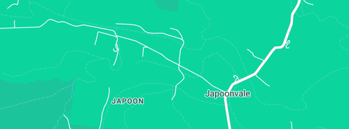 Map showing the location of Japoonvale Fertilizers & Transport in Japoonvale, QLD 4856