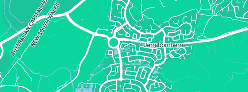 Map showing the location of Leung Bernard in Jerrabomberra, NSW 2619