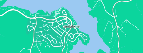 Map showing the location of Snowy Wilderness in Jindabyne, NSW 2627