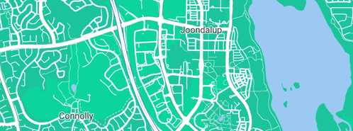 Map showing the location of Controlled Irrigation Supplies in Joondalup, WA 6027