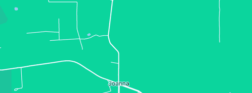 Map showing the location of Georgies Cottage in Joanna, SA 5271