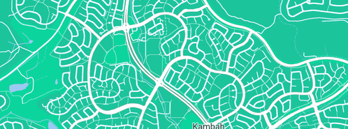 Map showing the location of Kambah Inn in Kambah Village, ACT 2902