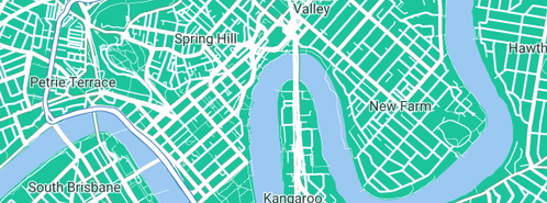Map showing the location of Advanced Garage Doors Brisbane - Garage Doors in Kangaroo Point, QLD 4169