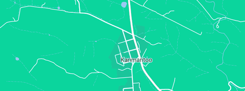 Map showing the location of Lee's Metalwork in Kanmantoo, SA 5252