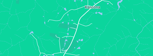 Map showing the location of Kanoona Court Bed & Breakfast in Kanoona, NSW 2550