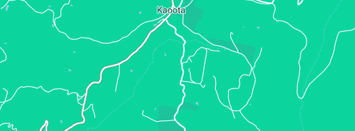 Map showing the location of Brad Latham's Round Windows in Kaoota, TAS 7150