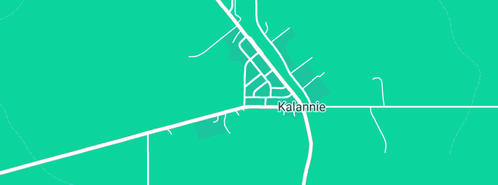Map showing the location of Telecentres (WA) Network in Kalannie, WA 6468
