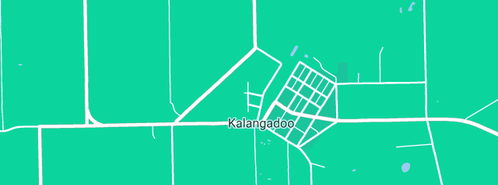 Map showing the location of Kalangadoo Hotel in Kalangadoo, SA 5278