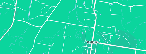 Map showing the location of Kalbar Grain & Produce in Kalbar, QLD 4309