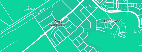 Map showing the location of Water Guard Kalgoorlie in Kalgoorlie PO, WA 6433