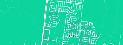 Map showing the location of Buddhist Temple Daham Niketanaya in Kalkallo, VIC 3064