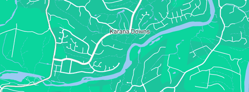 Map showing the location of DJ Williams Handyman Service & Window Solutions Karana Downs in Karana Downs, QLD 4306