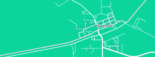 Map showing the location of Karoonda School Community Library in Karoonda, SA 5307