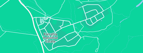 Map showing the location of Novus Autoglass Karratha in Karratha Industrial Estate, WA 6714