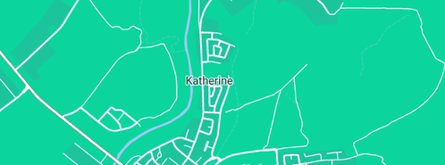 Map showing the location of Katherine Florist in Katherine, NT 850
