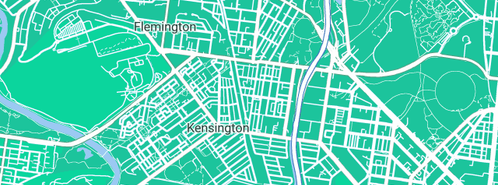 Map showing the location of Dex Audio in Kensington, VIC 3031