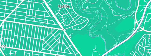 Map showing the location of Kealba Kindergarten in Kealba, VIC 3021