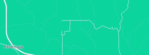 Map showing the location of Wemyss Estates Pty Ltd in Kebaringup, WA 6335