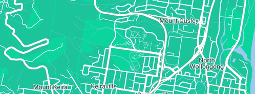 Map showing the location of Downtown Florist in Keiraville, NSW 2500