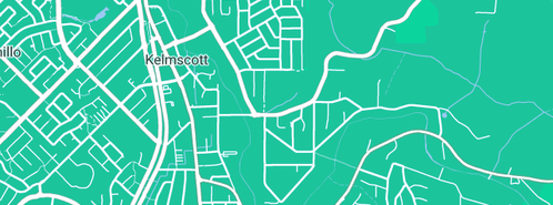 Map showing the location of Auto Glow Detailing in Kelmscott, WA 6111