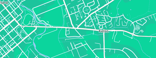 Map showing the location of Hamlat Vineyard in Kelso, NSW 2795