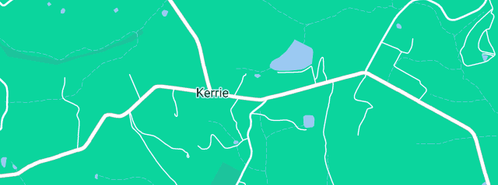 Map showing the location of Cole E J in Kerrie, VIC 3434