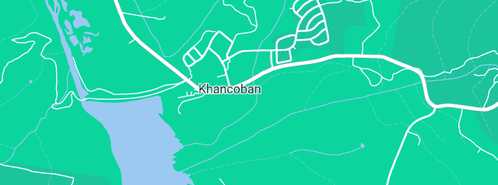 Map showing the location of Queen's Cottage in Khancoban, NSW 2642